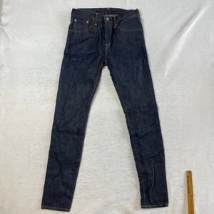 Edwin Jeans Mens 28x32 Dark Indigo Raw Denim Slim Straight Made in Japan EDS32
